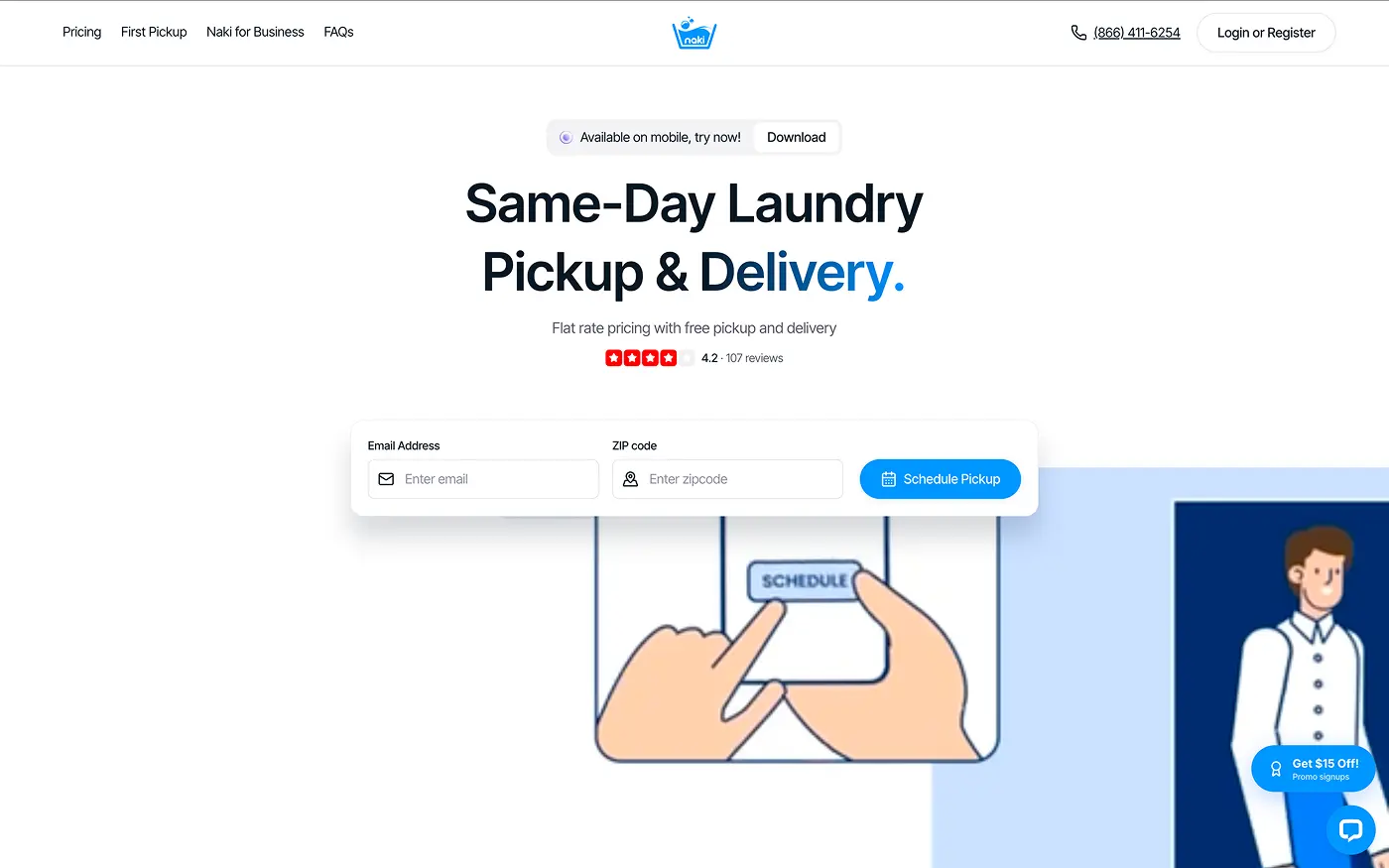 Naki Laundry Website